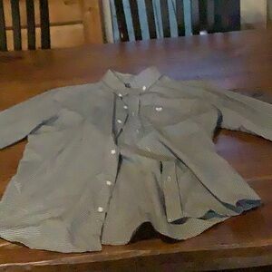 Gray Button-Up Shirt